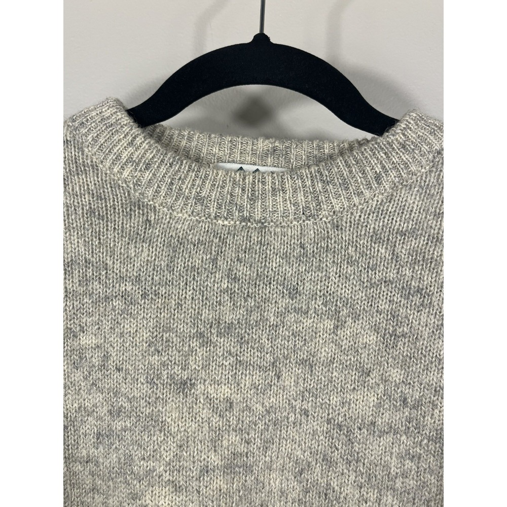 Vintage REI 100% Shetland Wool Crew Neck Sweater Beige Mens Medium Outdoor - Picture 5 of 10